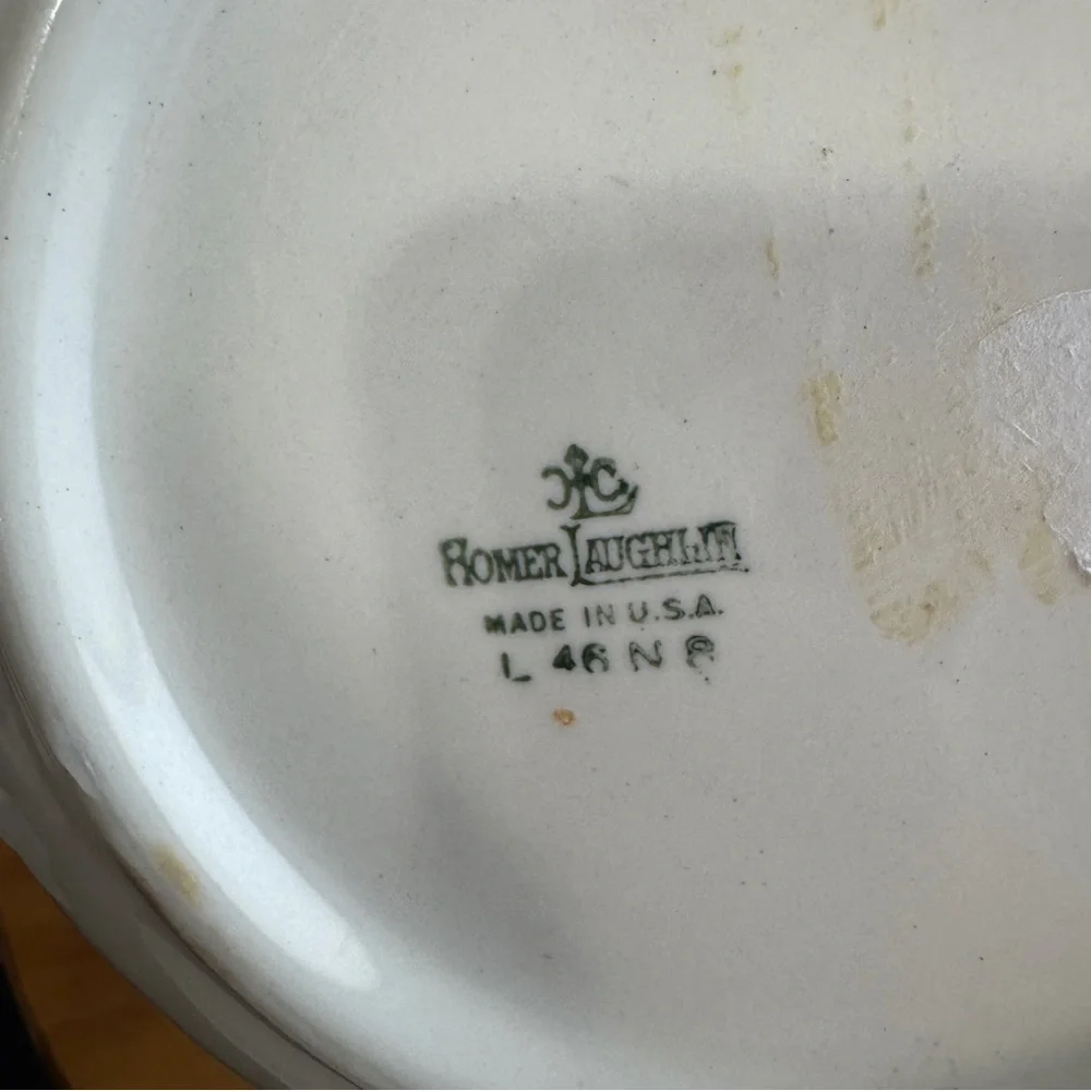 Home Laughlin Pennsylvania shape swirl bowl‎